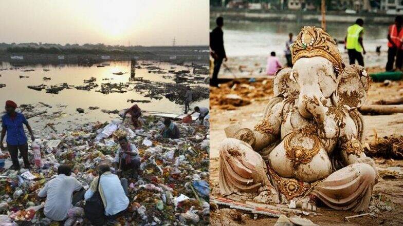 Ganeshotsav 2019: गणपती विसर्जनावेळी ठेवा शहराचे रंगरूप अबाधित; प्रत्येकानेच घ्या 'ही' काळजी Ganeshotsav 2019: गणपती विसर्जनावेळी ठेवा शहराचे रंगरूप अबाधित; प्रत्येकानेच घ्या 'ही' काळजी