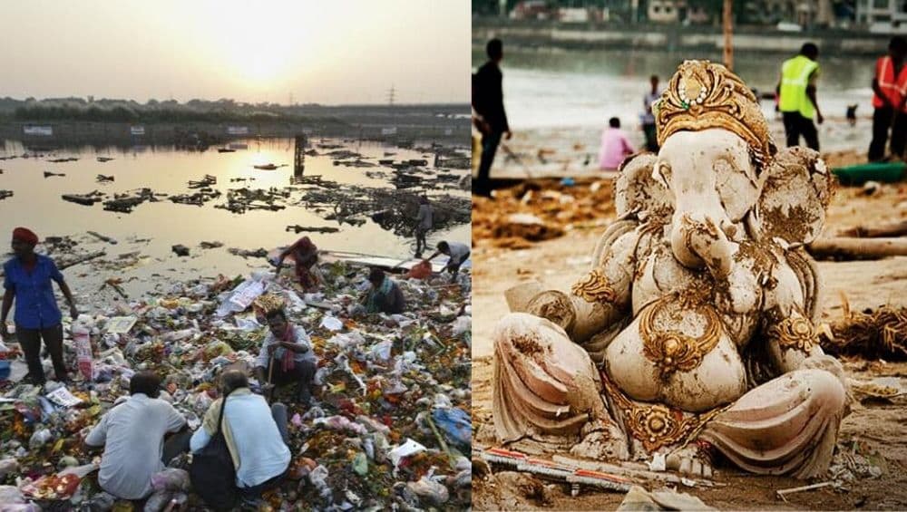 Ganeshotsav 2019: गणपती विसर्जनावेळी ठेवा शहराचे रंगरूप अबाधित; प्रत्येकानेच घ्या 'ही' काळजी Ganeshotsav 2019: गणपती विसर्जनावेळी ठेवा शहराचे रंगरूप अबाधित; प्रत्येकानेच घ्या 'ही' काळजी
