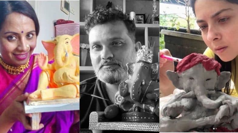 Ganeshotsav 2019: मराठी कलाकारांच्या घरी रंगले Eco- Friendly गणेशोत्सव सेलिब्रेशन; राकेश बापट, सोनाली कुलकर्णी, रवी जाधव यांनी स्वतः साकारले बाप्पा