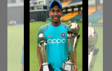 Under 19 Asia Cup Final सामन्याचा 'मॅन ऑफ द मॅच' अथर्व अंकोलेकर याची विजय हजारे एकदिवसीय स्पर्धेसाठी मुंबई संघात निवड