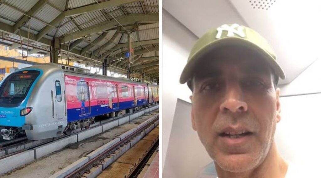 ट्रॅफिक मधील वेळ वाचवण्यासाठी खिलाडी अक्षय कुमार ने घाटकोपर ते वर्सोवा केला 'मेट्रो'तून प्रवास, पाहा व्हायरल व्हिडिओ ट्रॅफिक मधील वेळ वाचवण्यासाठी खिलाडी अक्षय कुमार ने घाटकोपर ते वर्सोवा केला 'मेट्रो'तून प्रवास, पाहा व्हायरल व्हिडिओ