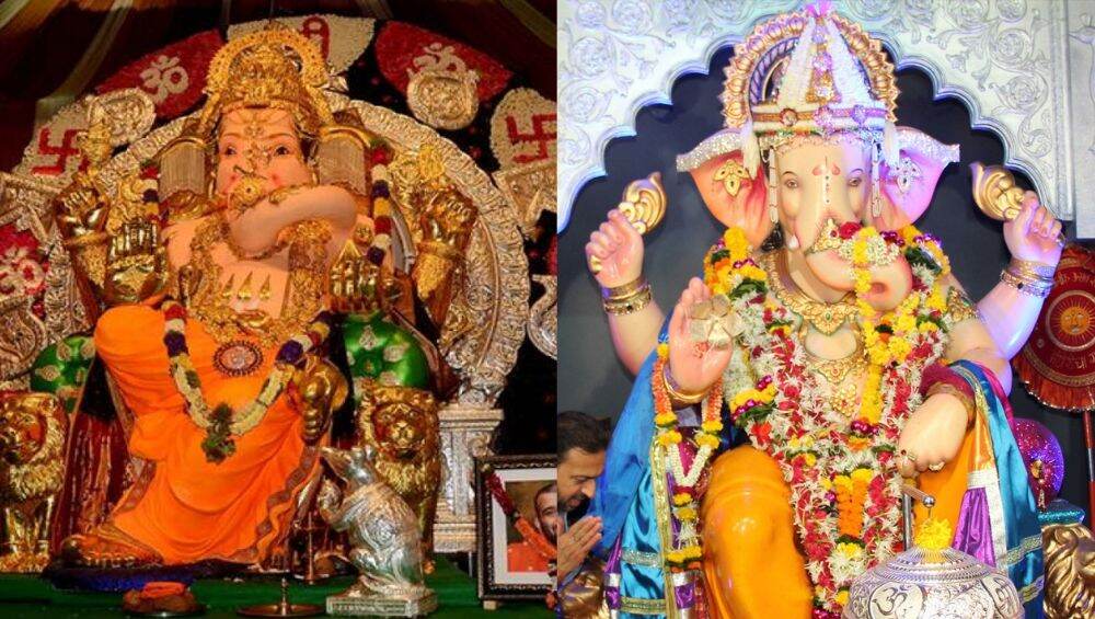 Ganeshotsav 2019: मुंबईमधील सर्वात श्रीमंत तीन गणपती; 300 कोटींचा विमा, कोट्यावधी रुपयांचे दागिने, डिझाईनर कपडे असा आहे बाप्पांचा थाट Ganeshotsav 2019: मुंबईमधील सर्वात श्रीमंत तीन गणपती; 300 कोटींचा विमा, कोट्यावधी रुपयांचे दागिने, डिझाईनर कपडे असा आहे बाप्पांचा थाट