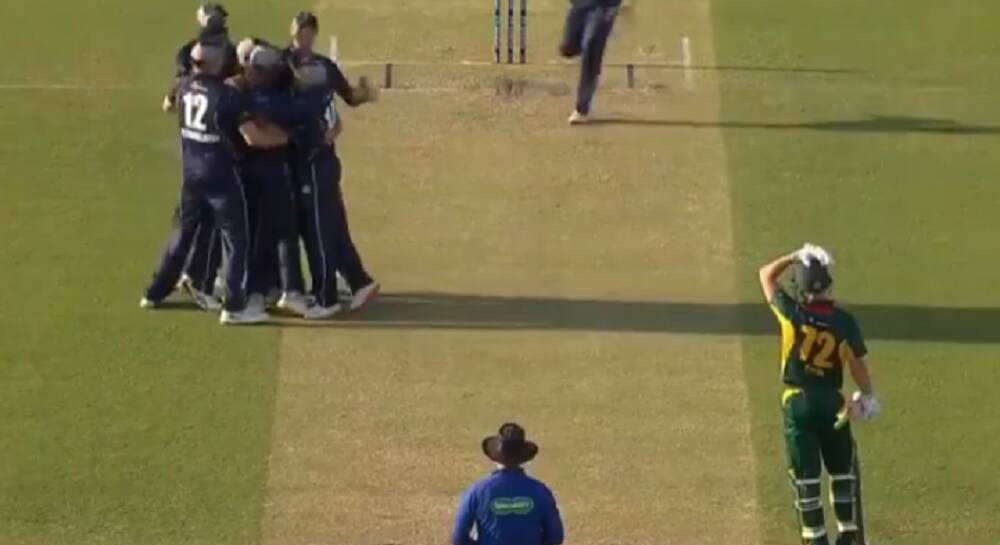 Marsh Cup: 11 ओव्हरमध्ये 'या' संघाला करायच्या होत्या 5 धावा, रोमांचक मॅचमध्ये 1 धावांनी झाला पराभव, पहा Video