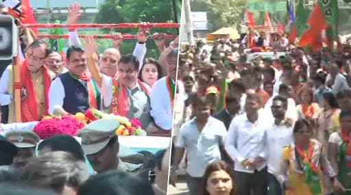 नागपूर: नितीन गडकरी यांच्या उपस्थितीत देवेंद्र फडणवीस, चंद्रकांत पाटील यांच्यासह भाजपा उमेदवारांच्या रॅलीला सुरूवात; आज भरणार विधानसभेसाठी उमेदवारी अर्ज नागपूर: नितीन गडकरी यांच्या उपस्थितीत देवेंद्र फडणवीस, चंद्रकांत पाटील यांच्यासह भाजपा उमेदवारांच्या रॅलीला सुरूवात; आज भरणार विधानसभेसाठी उमेदवारी अर्ज