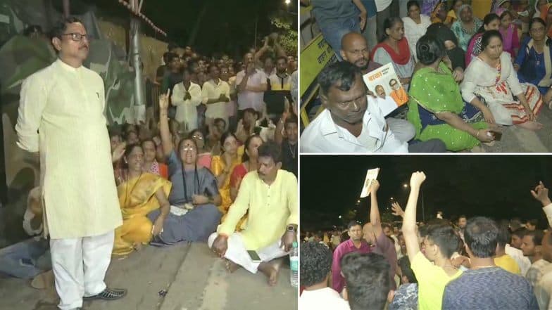 शिवसेना आमदार अशोक पाटील यांना विधानसभा निवडणूकीचं तिकीट अद्याप जाहीर न झाल्याने समर्थकांचं 'मातोश्री' बाहेर आंदोलन शिवसेना आमदार अशोक पाटील यांना विधानसभा निवडणूकीचं तिकीट अद्याप जाहीर न झाल्याने समर्थकांचं 'मातोश्री' बाहेर आंदोलन