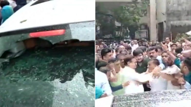महाराष्ट्र विधानसभा निवडणूक 2019: भाजपा कार्यकर्त्यांचा पराग शहा यांच्या गाडीवर हल्ला; प्रकाश मेहता, विनोद तावडे यांचं तिकीट कापल्याने कार्यकर्ते आक्रमक महाराष्ट्र विधानसभा निवडणूक 2019: भाजपा कार्यकर्त्यांचा पराग शहा यांच्या गाडीवर हल्ला; प्रकाश मेहता, विनोद तावडे यांचं तिकीट कापल्याने कार्यकर्ते आक्रमक