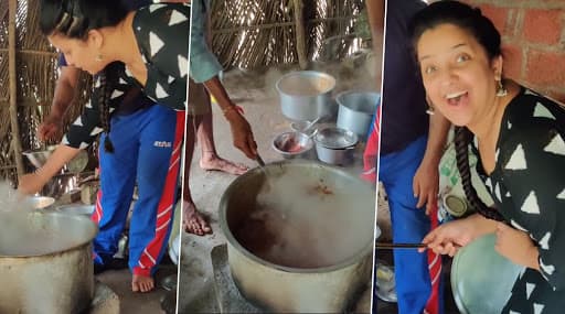 #Video: रात्रीस खेळ चाले 2 च्या सेटवर शेवंता बनवतेय चिकन; पहा संजय जाधव व टीम सोबतचे धम्माल Photo #Video: रात्रीस खेळ चाले 2 च्या सेटवर शेवंता बनवतेय चिकन; पहा संजय जाधव व टीम सोबतचे धम्माल Photo