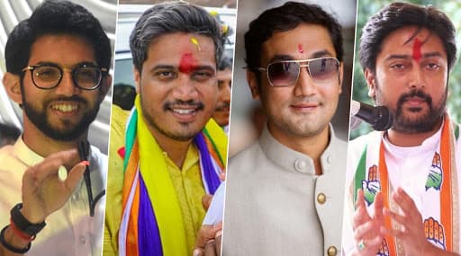 महाराष्ट्र विधानसभा निवडणूक 2019: अदित्य ठाकरे, रोहित पवार, संदीप क्षीरसागर, धीरज देशमुख, रोहीत पाटील यांपैकी कोणता युवा नेता बाजी मारणार? महाराष्ट्र विधानसभा निवडणूक 2019: अदित्य ठाकरे, रोहित पवार, संदीप क्षीरसागर, धीरज देशमुख, रोहीत पाटील यांपैकी कोणता युवा नेता बाजी मारणार?