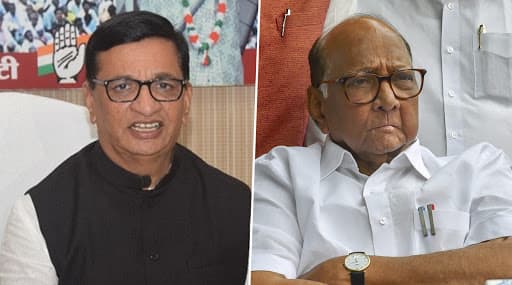 कॉंग्रेस प्रदेशाध्यक्ष बाळासाहेब थोरात यांनी घेतली शरद पवार यांची भेट कॉंग्रेस प्रदेशाध्यक्ष बाळासाहेब थोरात यांनी घेतली शरद पवार यांची भेट