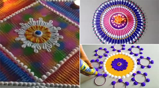 Diwali Padwa Special Rangoli Designs: चमचा, कंगवा अशा घरगुती वस्तूंचा वापर करून काढा हटके रांगोळी; पहा सोप्प्या स्टेप्स (Watch Video) Diwali Padwa Special Rangoli Designs: चमचा, कंगवा अशा घरगुती वस्तूंचा वापर करून काढा हटके रांगोळी; पहा सोप्प्या स्टेप्स (Watch Video)
