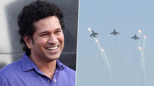 Dussehra 2019: 'मास्टर ब्लास्टर' सचिन तेंडुलकर यांच्याकडून दसऱ्याच्या शुभेच्छा, हवाई दलाच्या कार्यक्रमालाही लावली उपस्थिती Dussehra 2019: 'मास्टर ब्लास्टर' सचिन तेंडुलकर यांच्याकडून दसऱ्याच्या शुभेच्छा, हवाई दलाच्या कार्यक्रमालाही लावली उपस्थिती