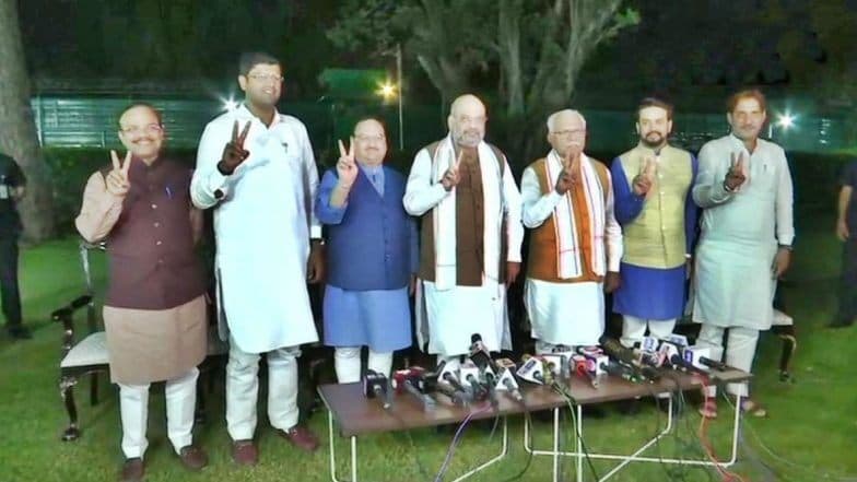 Haryana: हरियाणामध्ये दुष्यंत चौटालांचे BJP ला समर्थन; भाजपचा असेल मुख्यमंत्री, तर जेजेपीचा उपमुख्यमंत्री Haryana: हरियाणामध्ये दुष्यंत चौटालांचे BJP ला समर्थन; भाजपचा असेल मुख्यमंत्री, तर जेजेपीचा उपमुख्यमंत्री