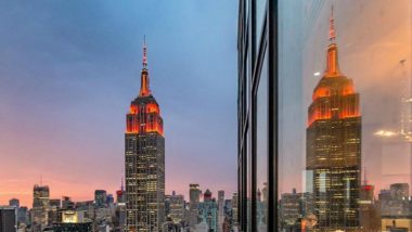 Diwali 2019: दिवाळी निमित्त अमेरिकेची प्रसिद्ध Empire State Building उजळली केशरी रंगात (View Pics)