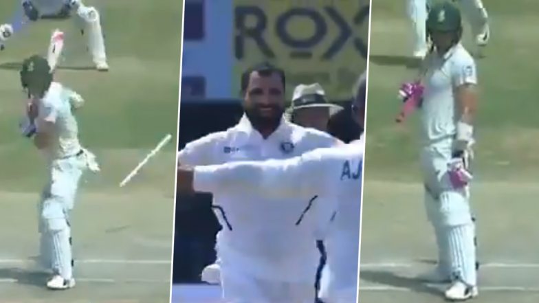 IND vs SA 1st Test 2019: मोहम्मद शमी याच्या सर्वोत्तम इनस्विंजरवर फाफ डु प्लेसिस ची उडाली दांडी, फलंदाजीही राहिला स्तब्ध, पहा Video