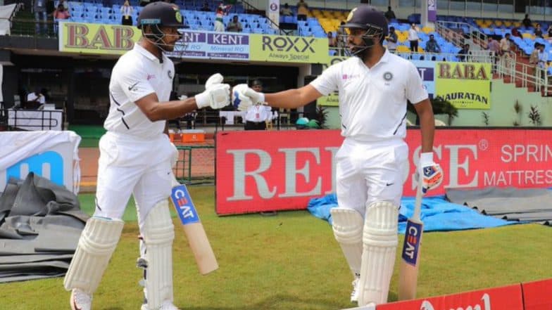IND vs SA 1st Test Day 2: रोहित शर्मा सह मयंक अग्रवाल याचा धमाका; पहिल्या विकेटसाठी केली रेकॉर्ड भागीदारी, Lunch पर्यंत टीम इंडियाचा स्कोर 324/1 IND vs SA 1st Test Day 2: रोहित शर्मा सह मयंक अग्रवाल याचा धमाका; पहिल्या विकेटसाठी केली रेकॉर्ड भागीदारी, Lunch पर्यंत टीम इंडियाचा स्कोर 324/1