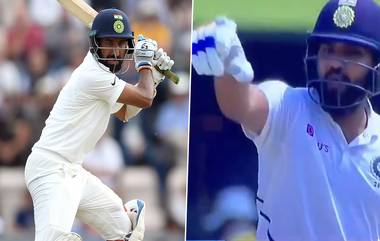 IND vs SA 1st Test Day 4: मॅच दरम्यान चेतेश्वर पुजारा वर भडकला रोहित शर्मा, मैदानात केलेली शिवीगाळ स्टम्प माइकमध्ये कैद, पहा Video