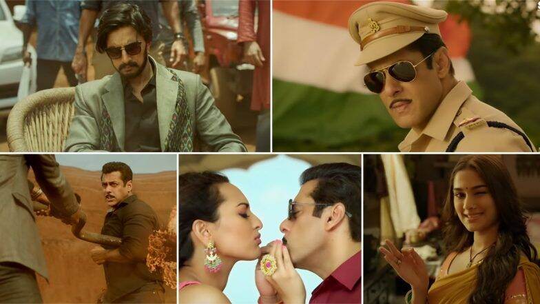 Dabangg 3 Official Trailer: 'चुलबूल इज बॅक' म्हणत सलमान खान याच्या दबंग 3 चित्रपटाचा धमाकेदार ट्रेलर प्रेक्षकांच्या भेटीला (Watch Video) Dabangg 3 Official Trailer: 'चुलबूल इज बॅक' म्हणत सलमान खान याच्या दबंग 3 चित्रपटाचा धमाकेदार ट्रेलर प्रेक्षकांच्या भेटीला (Watch Video)