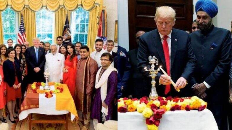 Diwali At White House: व्हाईट हाउस उजळणार दिव्यांनी; 24 ऑक्टोबरला Donald Trump साजरी करणार दिवाळी Diwali At White House: व्हाईट हाउस उजळणार दिव्यांनी; 24 ऑक्टोबरला Donald Trump साजरी करणार दिवाळी
