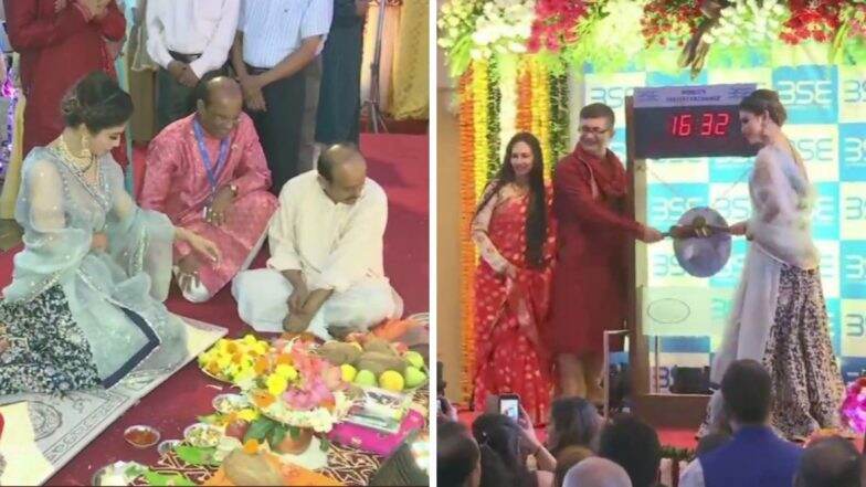 Muhurat Trading Time 2019: मुंबई मध्ये BSE च्या ट्रेडिंग पूजेला मौनी राय च्या हस्ते सुरूवात Muhurat Trading Time 2019: मुंबई मध्ये BSE च्या ट्रेडिंग पूजेला मौनी राय च्या हस्ते सुरूवात