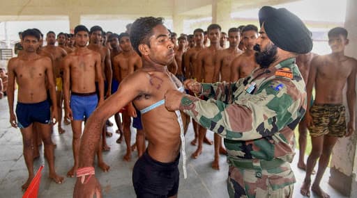 नाशिक: लष्कराच्या 63 पदांसाठी तब्बल 20 हजार तरुण देवळालीमध्ये दाखल नाशिक: लष्कराच्या 63 पदांसाठी तब्बल 20 हजार तरुण देवळालीमध्ये दाखल