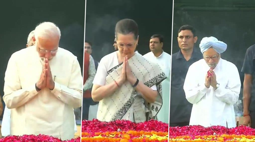 Gandhi Jayanti 2019: पंतप्रधान नरेंद्र मोदी यांनी राजघाटावर जाऊन केले राष्ट्रपिता महात्मा गांधी यांना अभिवादन, विजयघाट येथे लालबहादु शास्त्री यांनाही वाहिली श्रद्धांजली Gandhi Jayanti 2019: पंतप्रधान नरेंद्र मोदी यांनी राजघाटावर जाऊन केले राष्ट्रपिता महात्मा गांधी यांना अभिवादन, विजयघाट येथे लालबहादु शास्त्री यांनाही वाहिली श्रद्धांजली