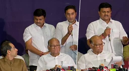 अजित पवार यांच्यासोबत राजभवनात गेलेले राष्ट्रवादीचे आमदार संदीप क्षीरसागर आणि राजेंद्र शिंगणे यांचा गौप्यस्फोट अजित पवार यांच्यासोबत राजभवनात गेलेले राष्ट्रवादीचे आमदार संदीप क्षीरसागर आणि राजेंद्र शिंगणे यांचा गौप्यस्फोट