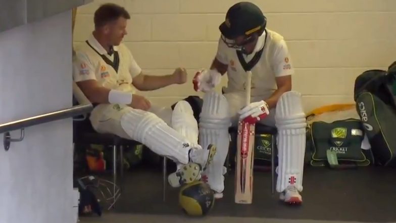 AUS vs PAK 2nd Test: अ‍ॅडलेड मॅचआधी डेविड वॉर्नर, जो बर्न्स यांच्यात रंगला 'Rock-Paper-Scissors' चा खेळ, कोण झाला विजयी तुम्हीच पाहा