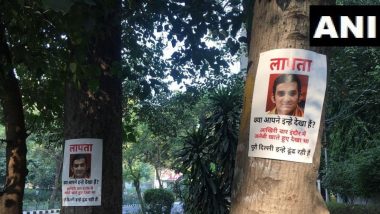 दिल्लीत भाजप खासदार गौतम गंभीर यांचे बेपत्ता झाल्याचे जागोजागी पोस्टर
