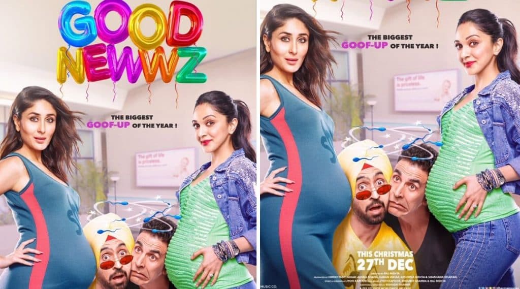 Good Newwz Poster: दोन गर्भवती महिलांमध्ये फसलेल्या अक्षय कुमार आणि दिलजीत दौसांझ याच्याकडे 'गुड न्यूज'? Good Newwz Poster: दोन गर्भवती महिलांमध्ये फसलेल्या अक्षय कुमार आणि दिलजीत दौसांझ याच्याकडे 'गुड न्यूज'?