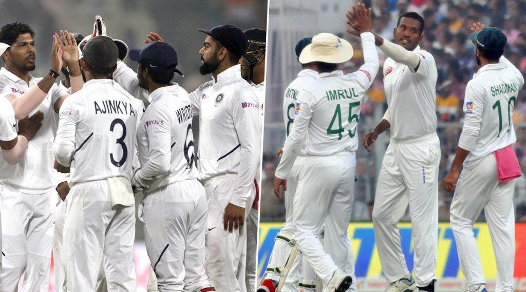 IND vs BAN 2nd Pink Ball Test: ऐतिहासिक डे-नाईट मॅचमध्ये टीम इंडियाचा विजय, बांग्लादेशवर डाव आणि 46 धावांनी विजय मिळवत मालिकेत केला क्लीन-स्वीप IND vs BAN 2nd Pink Ball Test: ऐतिहासिक डे-नाईट मॅचमध्ये टीम इंडियाचा विजय, बांग्लादेशवर डाव आणि 46 धावांनी विजय मिळवत मालिकेत केला क्लीन-स्वीप
