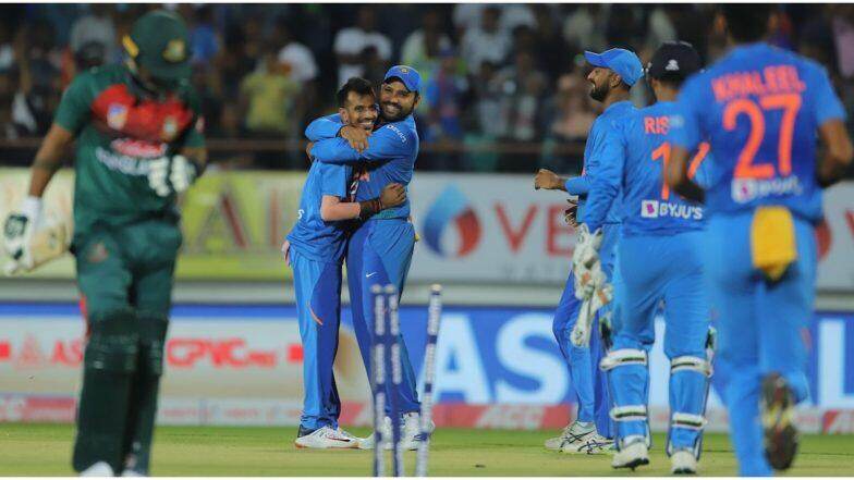 IND vs BAN 3rd T20I: टॉस जिंकून बांग्लादेशचा पहिले बॉलिंगचा निर्णय; कृणाल पंड्या Out, मनीष पांडे याला टीम इंडियाच्या Playing XI मध्ये संधी IND vs BAN 3rd T20I: टॉस जिंकून बांग्लादेशचा पहिले बॉलिंगचा निर्णय; कृणाल पंड्या Out, मनीष पांडे याला टीम इंडियाच्या Playing XI मध्ये संधी