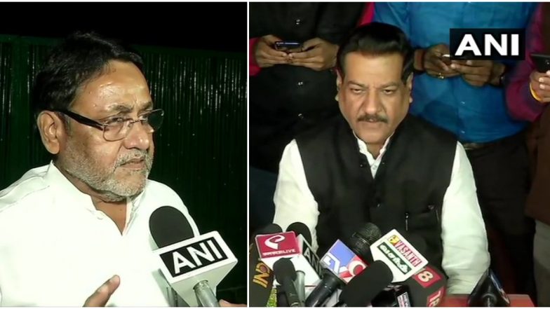 राज्यात लवकरच स्थिर आणि लोकाभिमुक सरकार अस्तित्वात येईल; काँग्रेस नेते पृथ्वीराज चव्हाण, राष्ट्रवादी काँग्रेस प्रवक्ता नवाब मलिक यांची संयुक्त पत्रकार परिषदेत माहिती