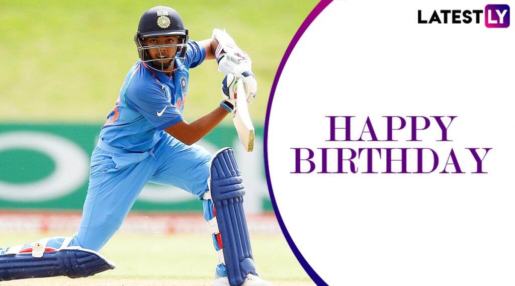 Happy Birthday Prithvi Shaw: 13 व्या वर्षी केल्या 546 धावा, टेस्ट पदार्पणात शतक ठोकणाऱ्या 'वंडर बॉय' अर्थातच पृथ्वी शॉ याच्यबद्दलचे काही हटके किस्से Happy Birthday Prithvi Shaw: 13 व्या वर्षी केल्या 546 धावा, टेस्ट पदार्पणात शतक ठोकणाऱ्या 'वंडर बॉय' अर्थातच पृथ्वी शॉ याच्यबद्दलचे काही हटके किस्से