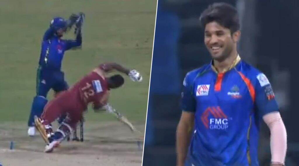 Abu Dhabi T10 League: 19 वर्षीय कैस अहमद याने टाकला घातक बाउन्सर, थोडक्यात बचावले आंद्रे रसेल याचे डोके, पाहा व्हिडिओ Abu Dhabi T10 League: 19 वर्षीय कैस अहमद याने टाकला घातक बाउन्सर, थोडक्यात बचावले आंद्रे रसेल याचे डोके, पाहा व्हिडिओ