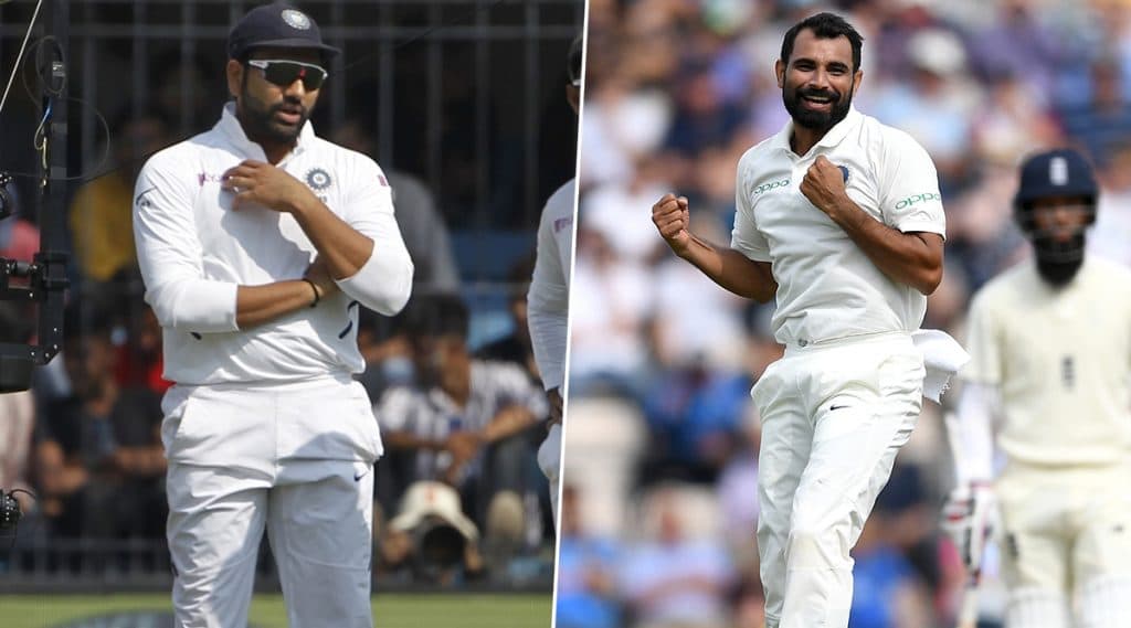 IND vs BAN 1st Test: रोहित शर्मा याने Lunch ब्रेक दरम्यान केला स्लीप कॅचिंगचा सराव, मग मोहम्मद शमी याला मिळवून दिली महत्वाची विकेट, पाहा Video IND vs BAN 1st Test: रोहित शर्मा याने Lunch ब्रेक दरम्यान केला स्लीप कॅचिंगचा सराव, मग मोहम्मद शमी याला मिळवून दिली महत्वाची विकेट, पाहा Video