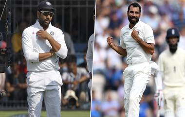 IND vs BAN 1st Test: रोहित शर्मा याने Lunch  ब्रेक दरम्यान केला स्लीप कॅचिंगचा सराव, मग मोहम्मद शमी याला मिळवून दिली महत्वाची विकेट, पाहा Video