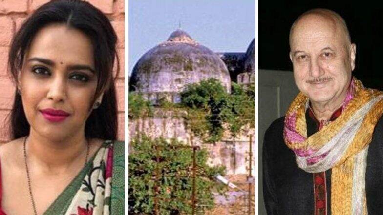 Ayodhya Verdict: 'अयोध्या निकालाचा भारतीय म्हणून स्विकार करा', बॉलिवूड कलाकार स्वरा भास्कर, अनुपम खेर यांच्यासह बी-टाउनचे नागरिकांना शांततेचे आवाहन Ayodhya Verdict: 'अयोध्या निकालाचा भारतीय म्हणून स्विकार करा', बॉलिवूड कलाकार स्वरा भास्कर, अनुपम खेर यांच्यासह बी-टाउनचे नागरिकांना शांततेचे आवाहन