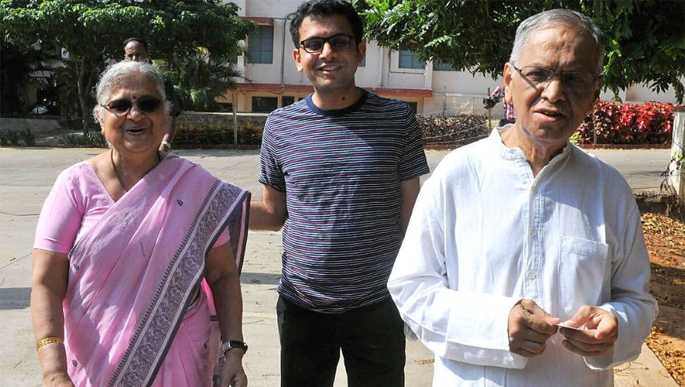 16 हजार कोटींचे मालक, Infosys चे संस्थापक Narayana Murthy यांचा मुलगा अडकणार विवाहबंधनात; जाणून घ्या कोण होणार मूर्ती कुटुंबाची सून (Photo) 16 हजार कोटींचे मालक, Infosys चे संस्थापक Narayana Murthy यांचा मुलगा अडकणार विवाहबंधनात; जाणून घ्या कोण होणार मूर्ती कुटुंबाची सून (Photo)