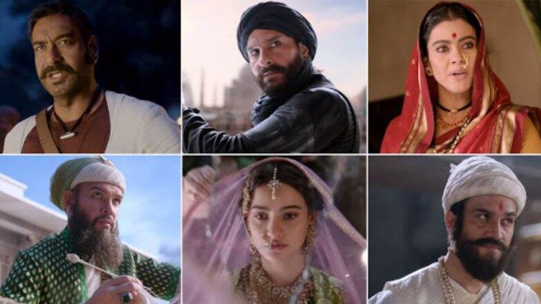 Tanhaji Trailer: अजय देवगण, सैफ अली खान यांच्या दिमाखदार अंदाजातील 'तानाजी' सिनेमाचा ट्रेलर आऊट; पहा मुघलांच्या साम्राज्यावर सर्जिकल स्ट्राईक करणारी लढाई (Watch Video)