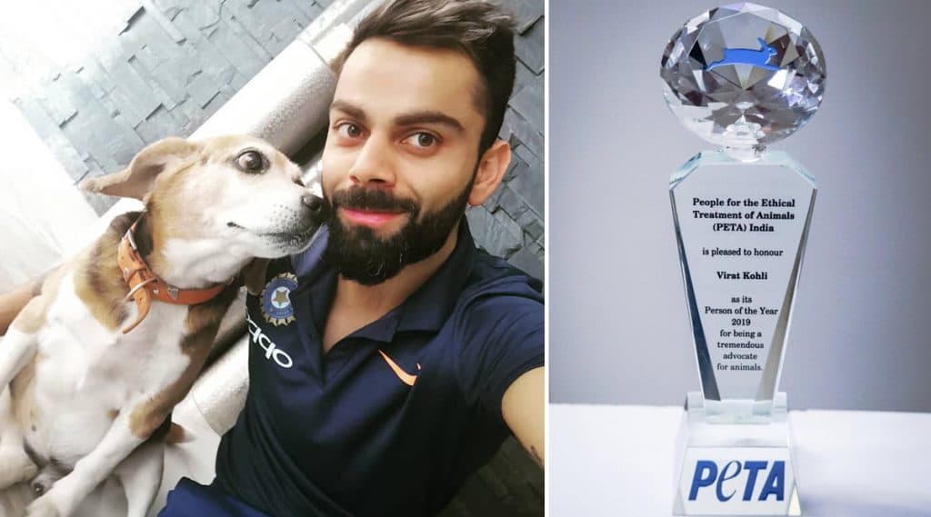 विराट कोहली बनला PETA 2019 इंडिया पर्सन ऑफ द इयर, पशु संवर्धनाच्या प्रयत्नांसाठी केले सन्मानित विराट कोहली बनला PETA 2019 इंडिया पर्सन ऑफ द इयर, पशु संवर्धनाच्या प्रयत्नांसाठी केले सन्मानित