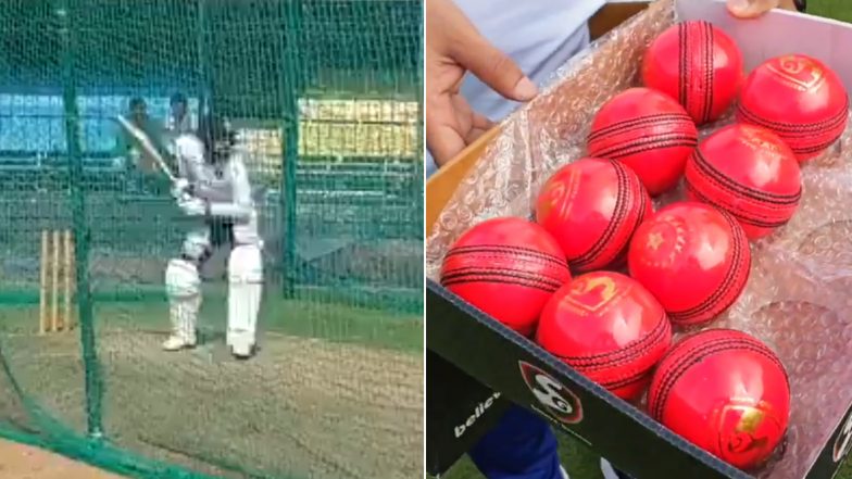 IND vs BAN Test 2019: इंदोरमध्ये विराट कोहली आणि टीम इंडियाने नेट्समध्ये केला Pink Ball ने सराव, पाहा व्हिडिओ