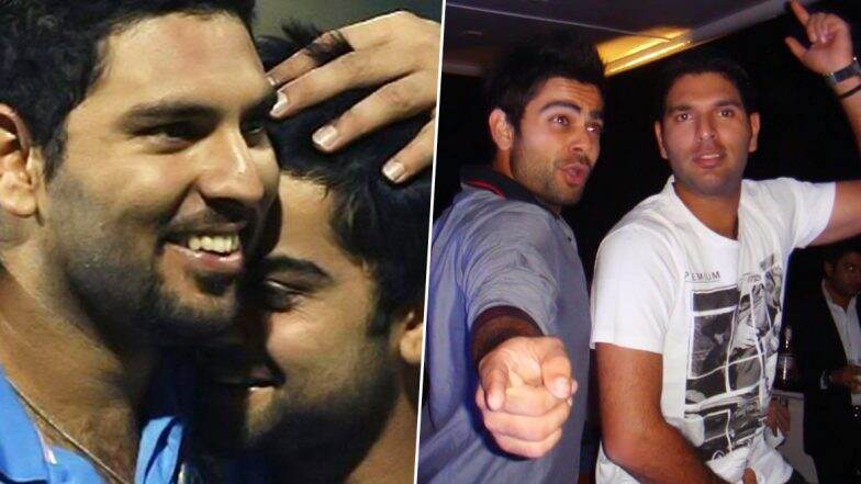 Happy Birthday Virat Kohli: विराट कोहली याच्या वाढदिवशी युवराज सिंह याने शेअर केले 'हे' फोटो, पाहून तुमचेही होतील अश्रू अनावर Happy Birthday Virat Kohli: विराट कोहली याच्या वाढदिवशी युवराज सिंह याने शेअर केले 'हे' फोटो, पाहून तुमचेही होतील अश्रू अनावर