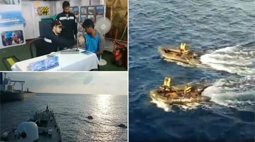 अरबी समुद्रात अडकलेल्या 264 मच्छिमारांची भारतीय तटरक्षक दलाकडून सुटका (Watch Video) अरबी समुद्रात अडकलेल्या 264 मच्छिमारांची भारतीय तटरक्षक दलाकडून सुटका (Watch Video)