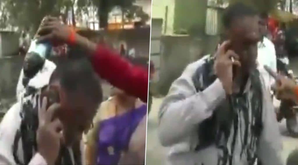 बीड: मुख्यमंत्री उद्धव ठाकरे यांच्यावर आक्षेपार्ह टिपण्णी करणार्यावर महिला शिवसैनिकेने फेकली शाई (Watch Video) बीड: मुख्यमंत्री उद्धव ठाकरे यांच्यावर आक्षेपार्ह टिपण्णी करणार्यावर महिला शिवसैनिकेने फेकली शाई (Watch Video)