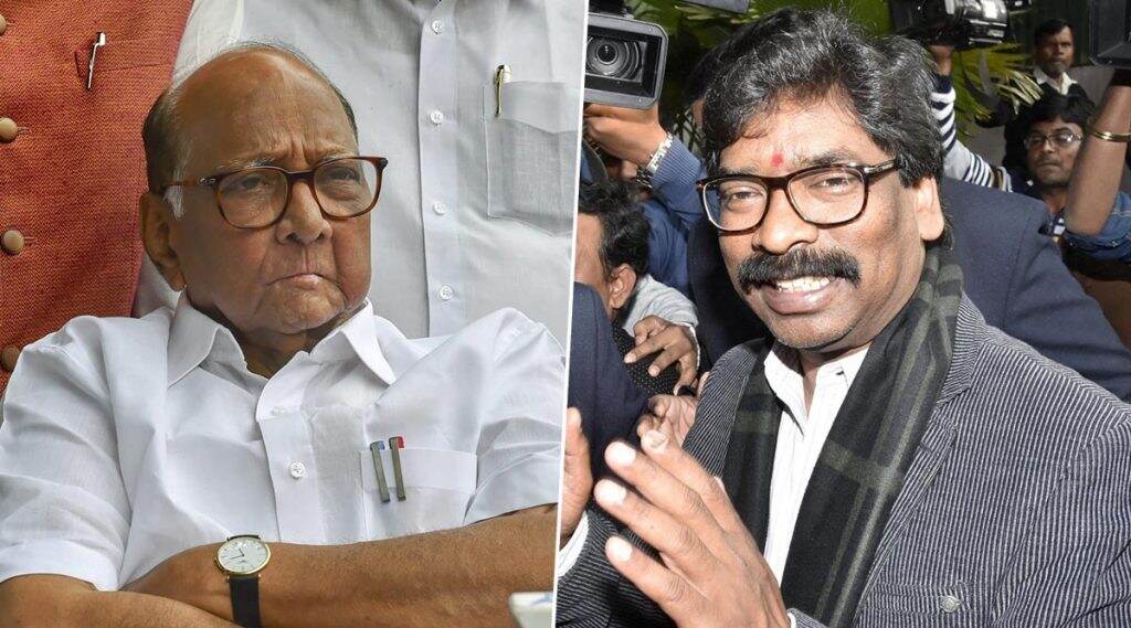 Jharkhand Vidhan Sabha Election Result 2019: झारखंड मध्ये भाजप विरोधात लढण्याची प्रेरणा शरद पवार यांच्याकडून मिळाली- हेमंत सोरेन Jharkhand Vidhan Sabha Election Result 2019: झारखंड मध्ये भाजप विरोधात लढण्याची प्रेरणा शरद पवार यांच्याकडून मिळाली- हेमंत सोरेन