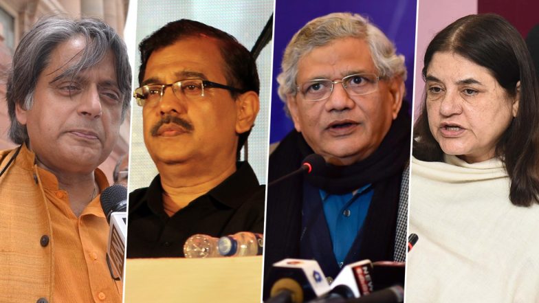 हैदराबाद बलात्कार आणि हत्या प्रकरणी आरोपींचा एन्काऊंटवर चुकीचा; शशी थरुर, उज्जव निकम, सिताराम येचुरी, मेनका गांधी यांनी व्यक्त केला संताप