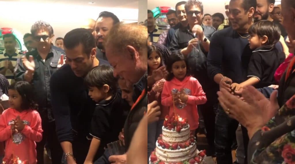 Salman Khan Birthday Party: पाहा सलमान खान च्या बर्थडे पार्टी मधील Cake Cutting चा हा खास व्हिडिओ Salman Khan Birthday Party: पाहा सलमान खान च्या बर्थडे पार्टी मधील Cake Cutting चा हा खास व्हिडिओ