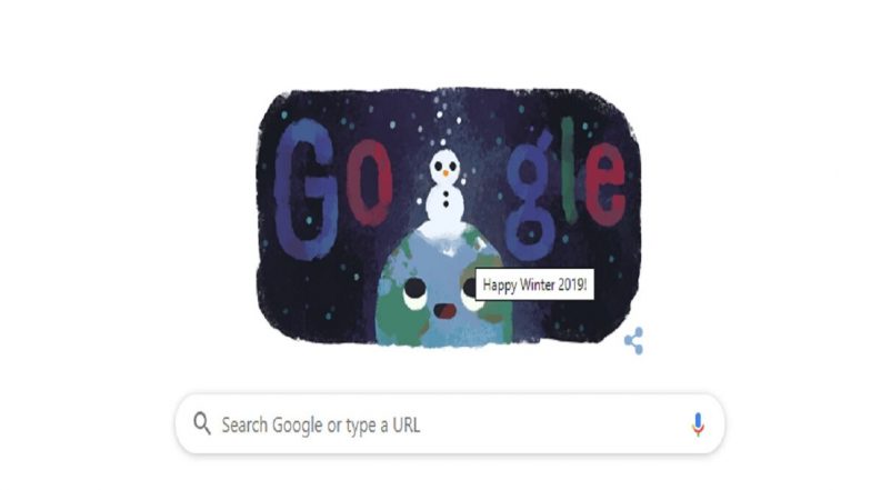 हिवाळी हंगाम 2019: Google ने Doodle बनवून नव्या उत्तरायणरंभाच्या दिल्या शुभेच्छा