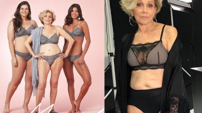 79 वर्षांच्या आजीबाई बनल्या Lingerie Model; भल्या भल्या तरुणींना देत आहेत आव्हान (Photo)