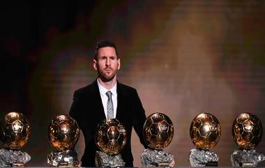 Ballon d'Or 2019: क्रिस्टियानो रोनाल्डो ला मागे टाकत बार्सिलोनाच्या लियोनेल मेस्सी ने रेकॉर्ड सहाव्यांदा जिंकला बॅलन डी ऑर पुरस्कार